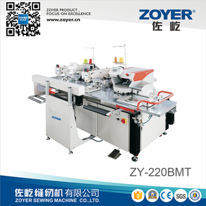 ZY-220BMT Double Head Full-otomatis Pocket Setter Machine dengan Cold Folding Group